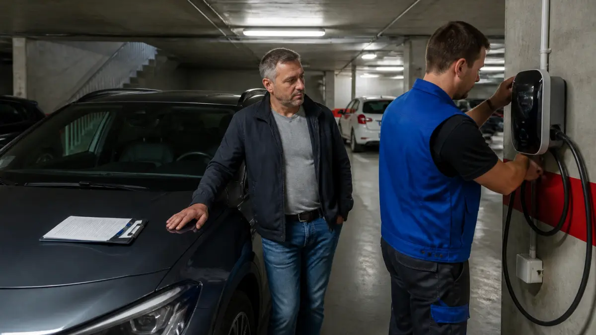 Installation d'une borne de recharge en copropriété : droits et procédure