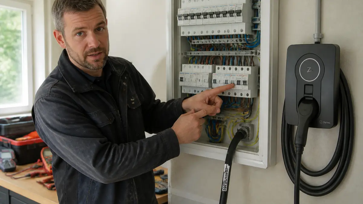 Schéma électrique pour borne de recharge : ce que doit prévoir votre tableau
