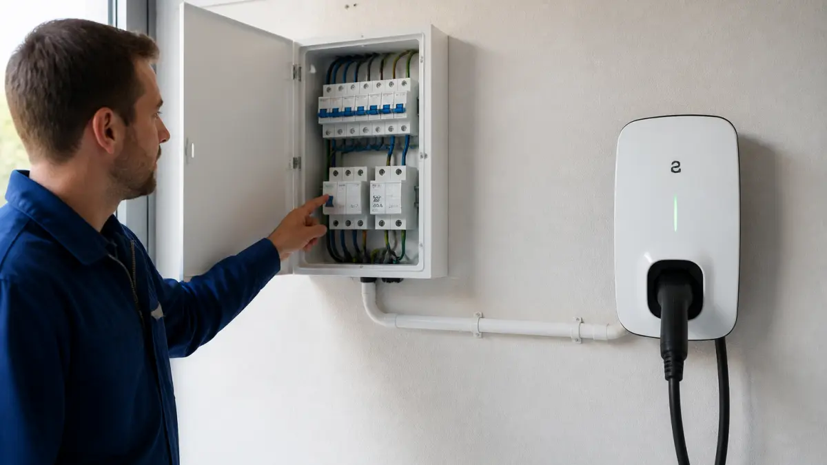 Schéma électrique pour borne de recharge : ce que doit prévoir votre tableau