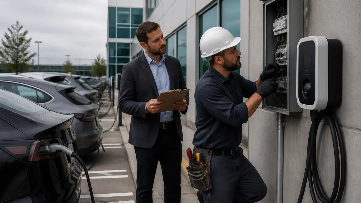 Prix installation borne de recharge pour une entreprise
