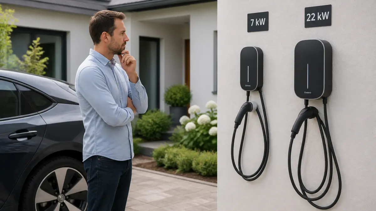 Quelle puissance de borne de recharge installer chez soi : 7 kW ou 22 kW ?